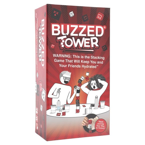 Buzzed Tower - The Block Stacking, Tower Toppling, Adult Drinking Game by What D - Picture 1 of 12